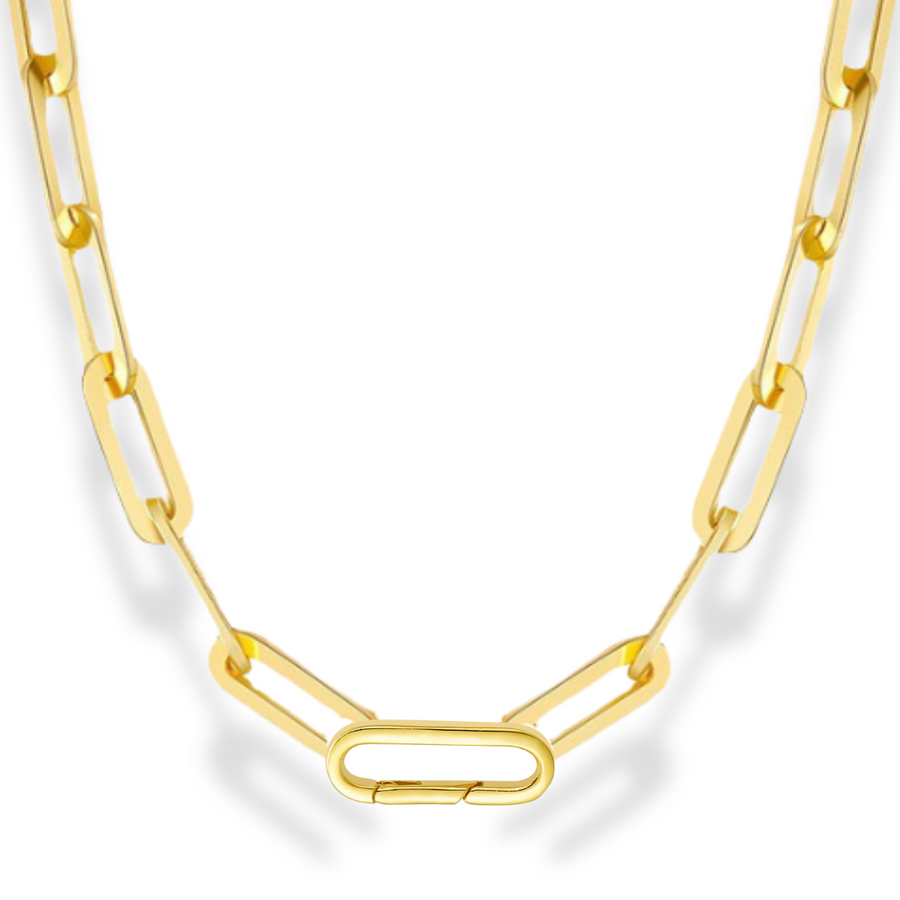 Paper clip convertible necklace