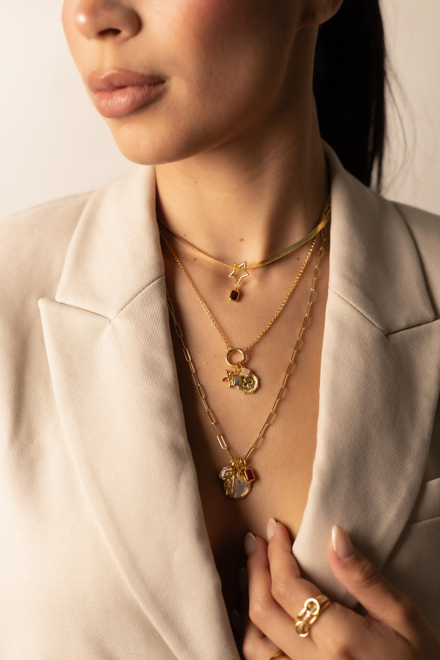 Convertible thin necklace