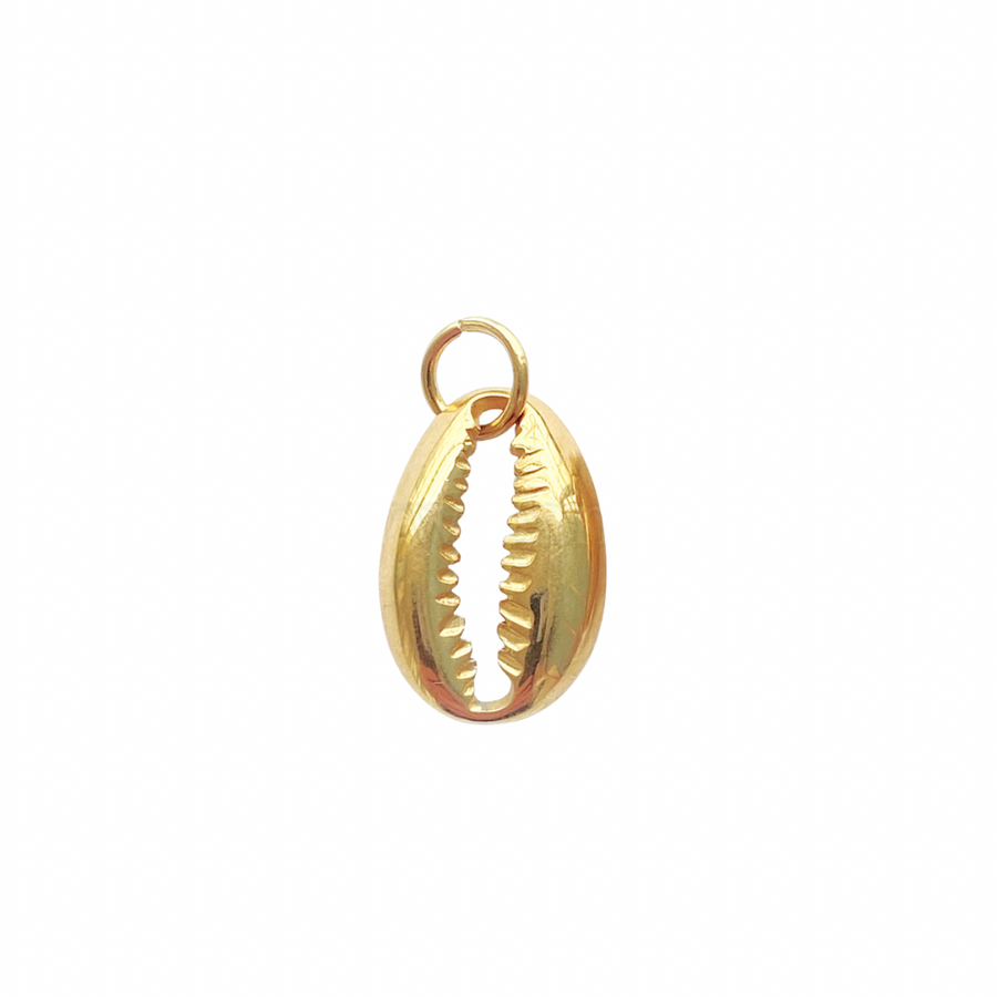 Gold sea shell charm