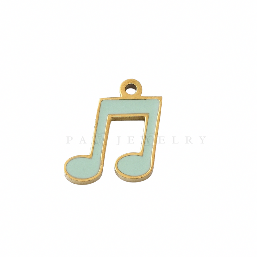 Music note charm