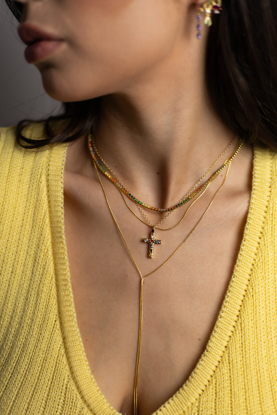 Albori cross necklace