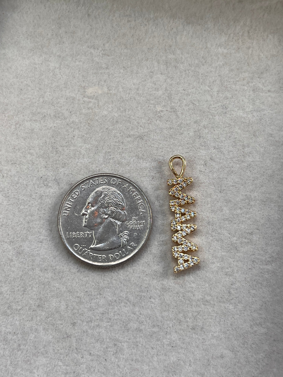 Mama pave charm