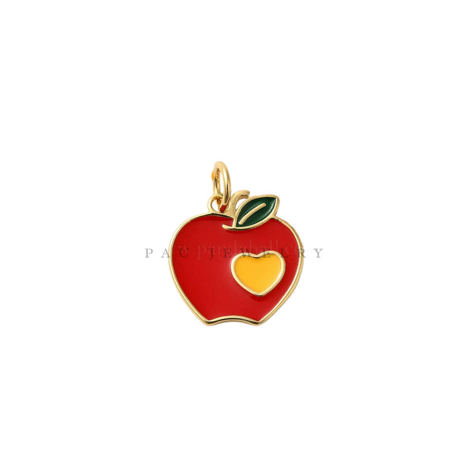 Teacher apple charm