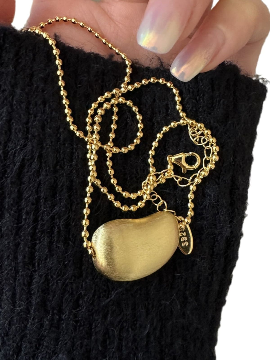 Beaded irregular necklace