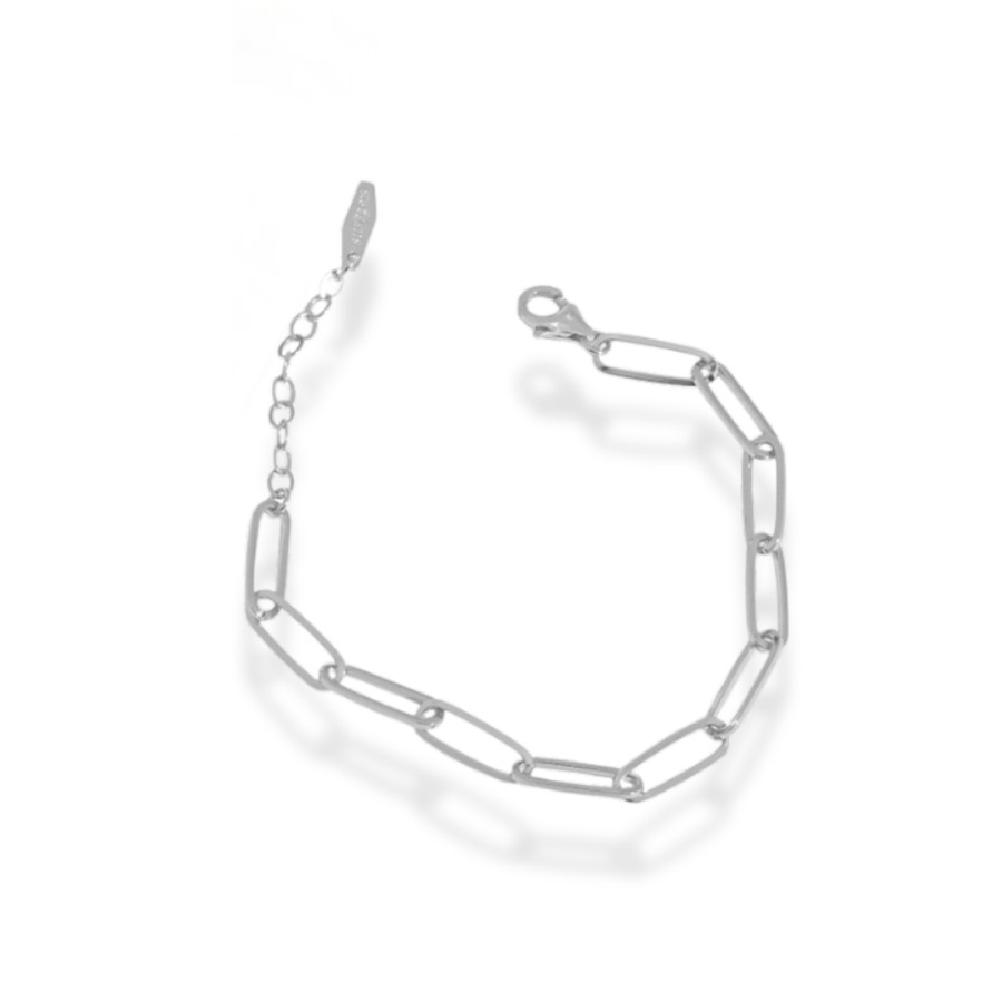 Paper clip bracelet