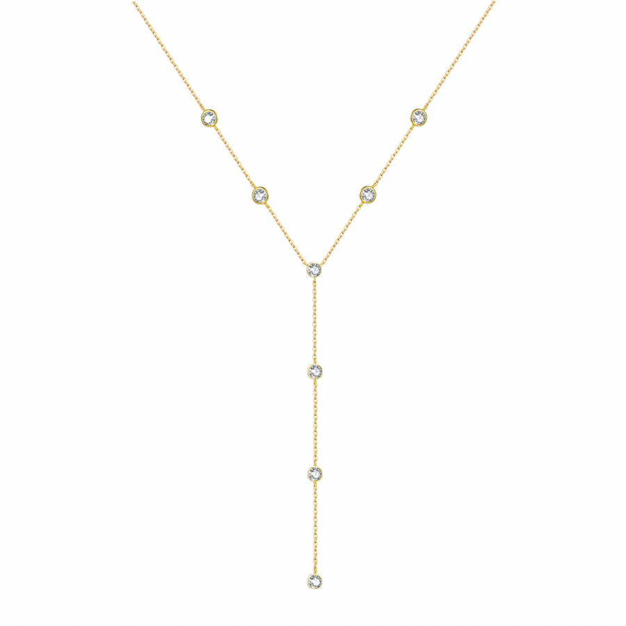 Summer Pave lariat necklace