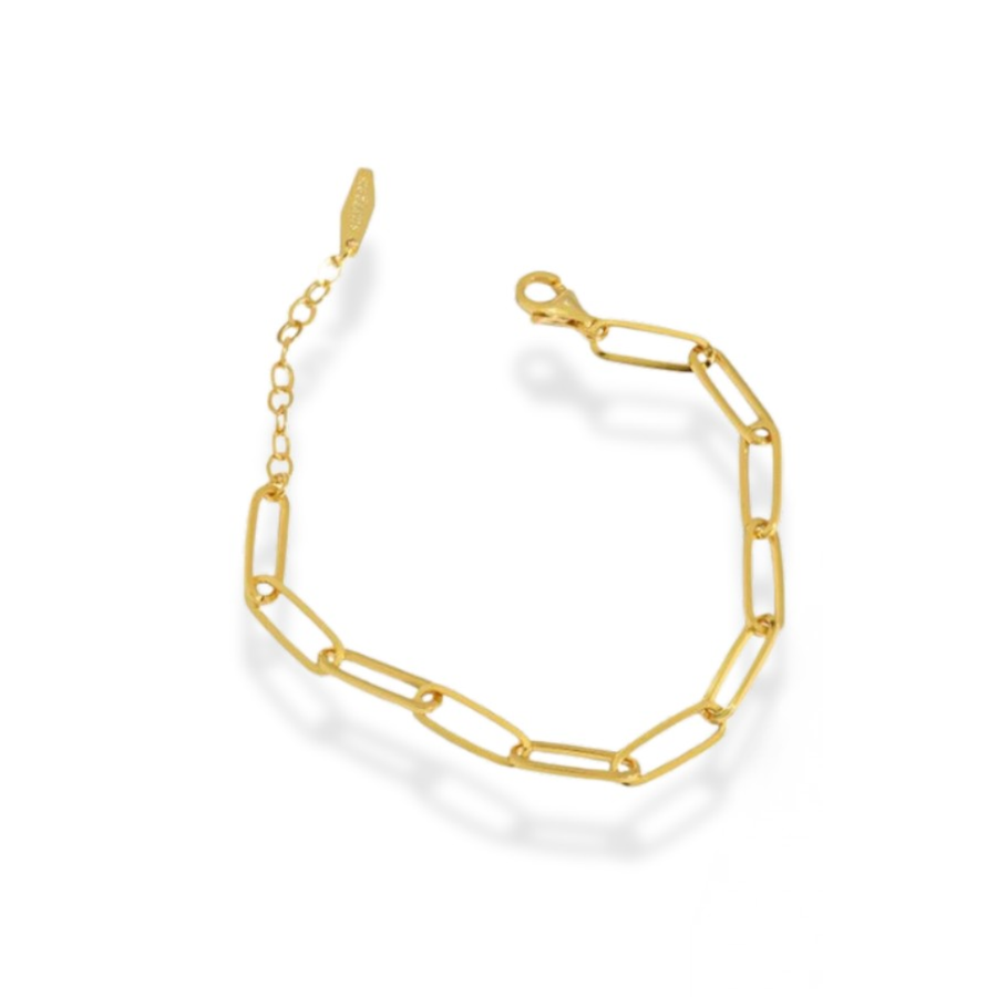 Paper clip bracelet