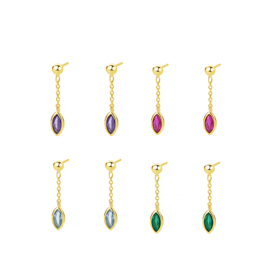 Pontone tassel stud earrings