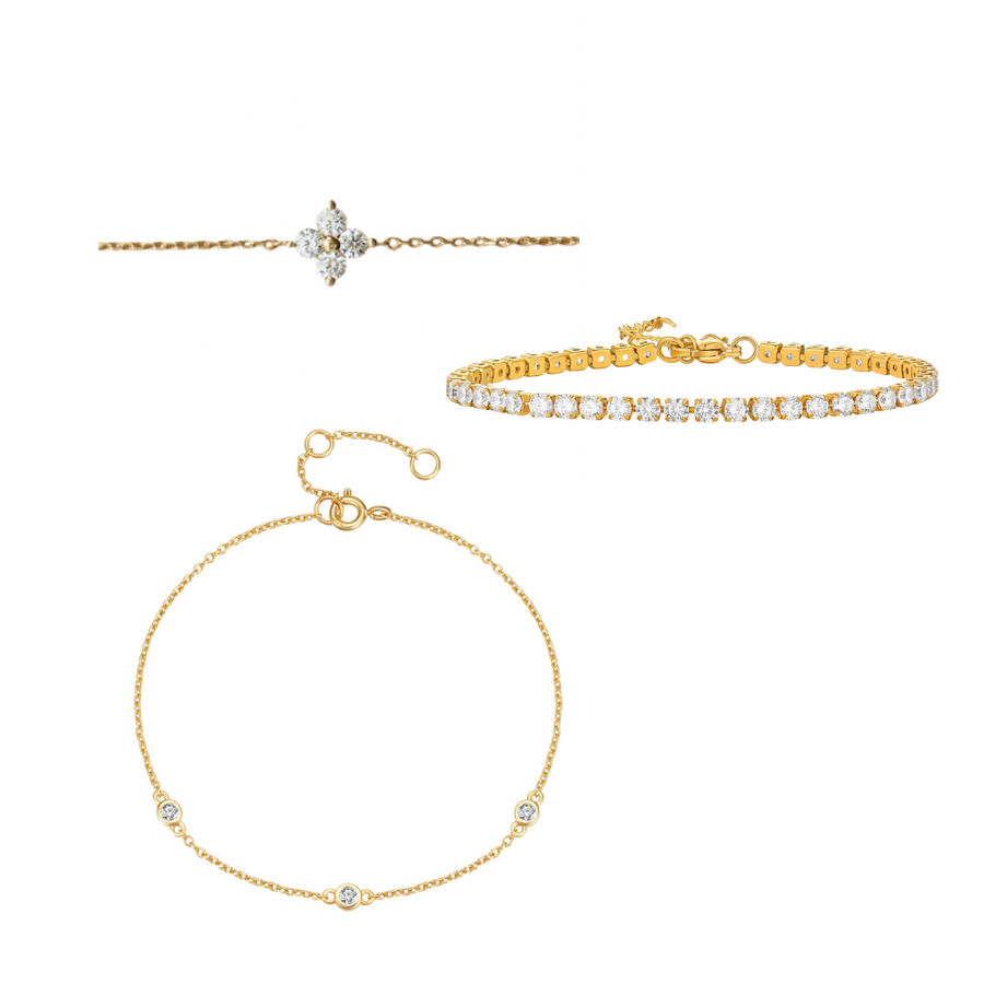 Dainty bracelet bundle