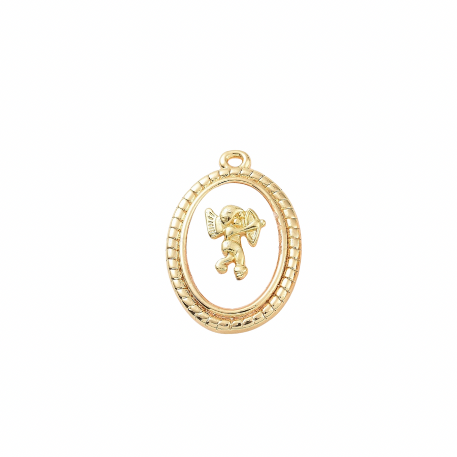 Cupid medal charm