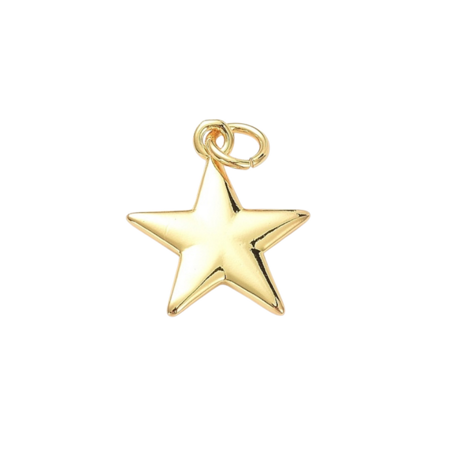 Gold Star charm