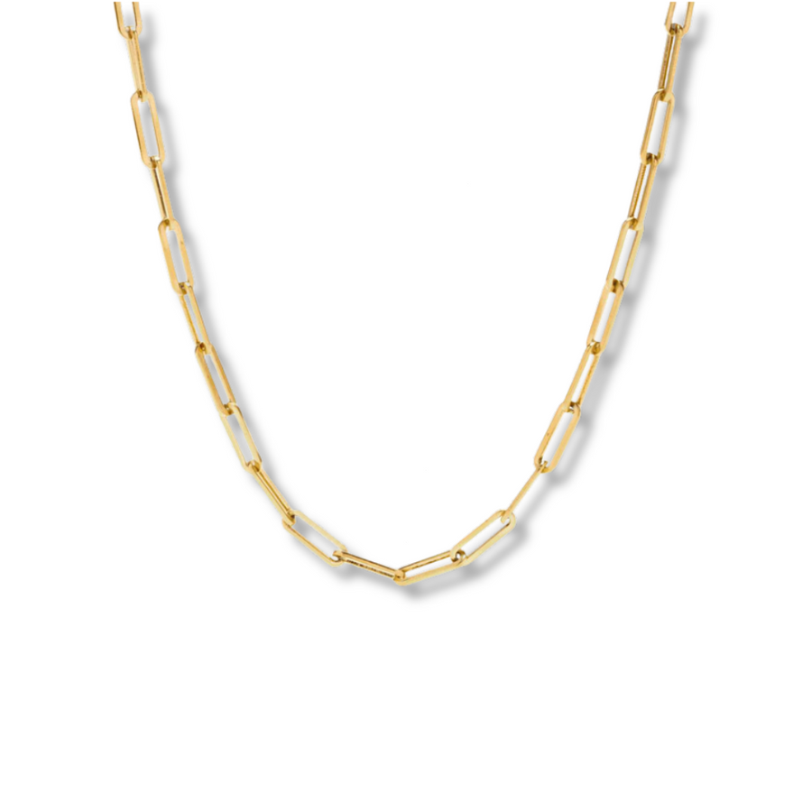 Small paper clip necklace