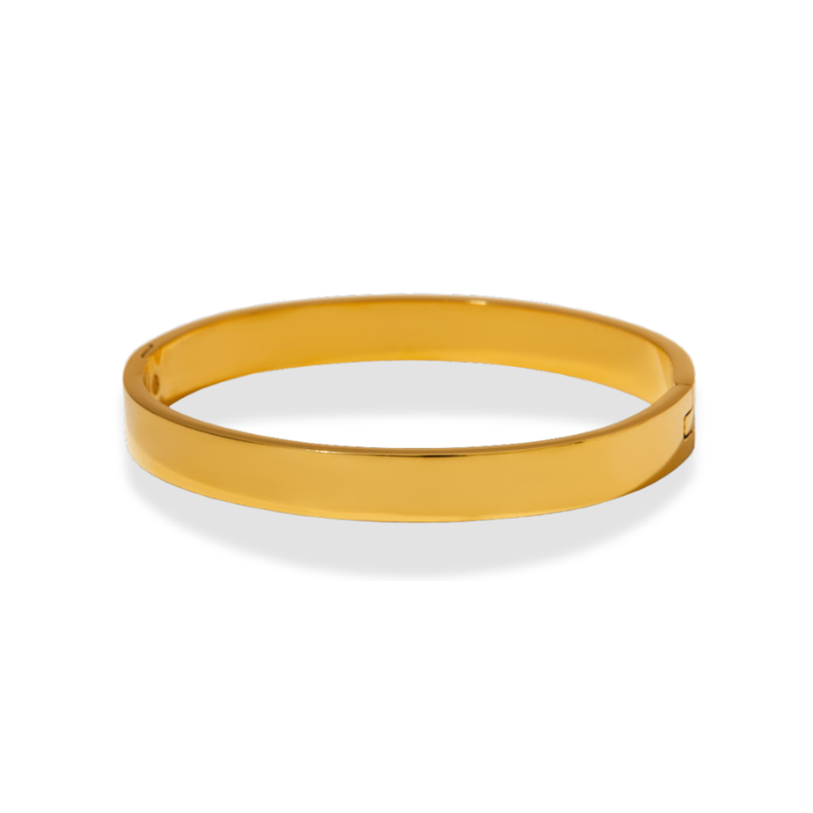 Chunky solid bangle