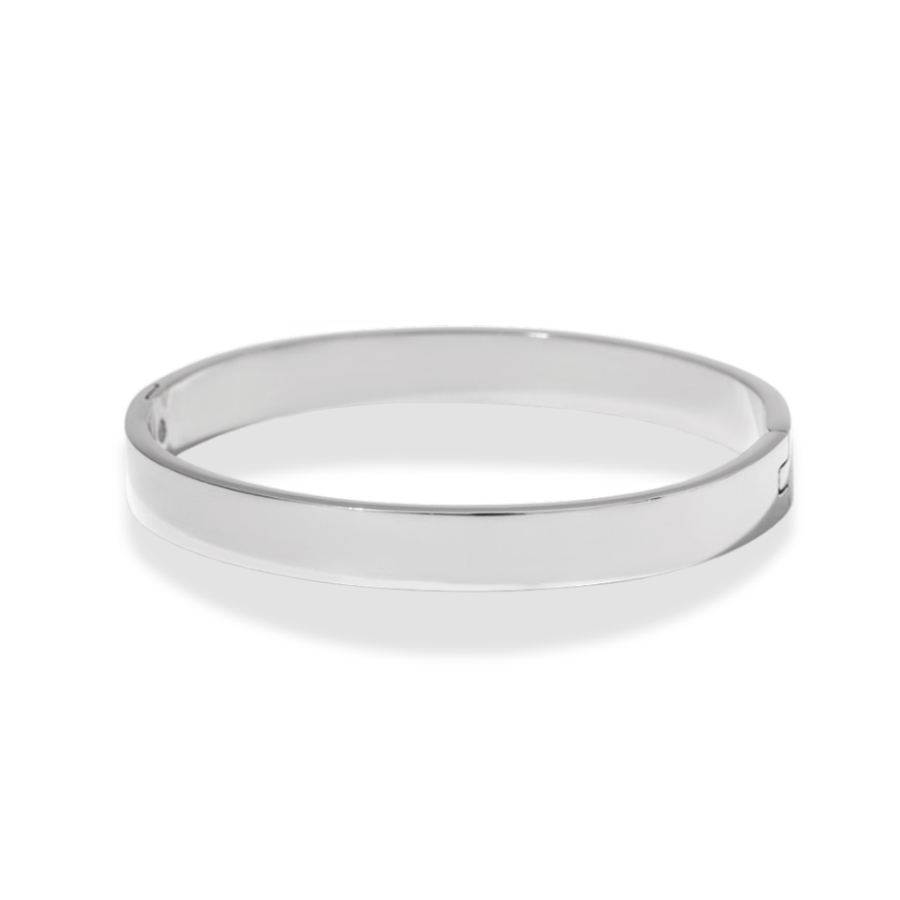 Chunky solid bangle