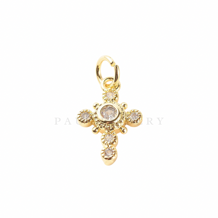 Small halo cross charm