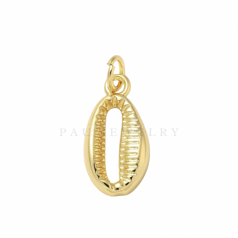 Gold sea shell charm
