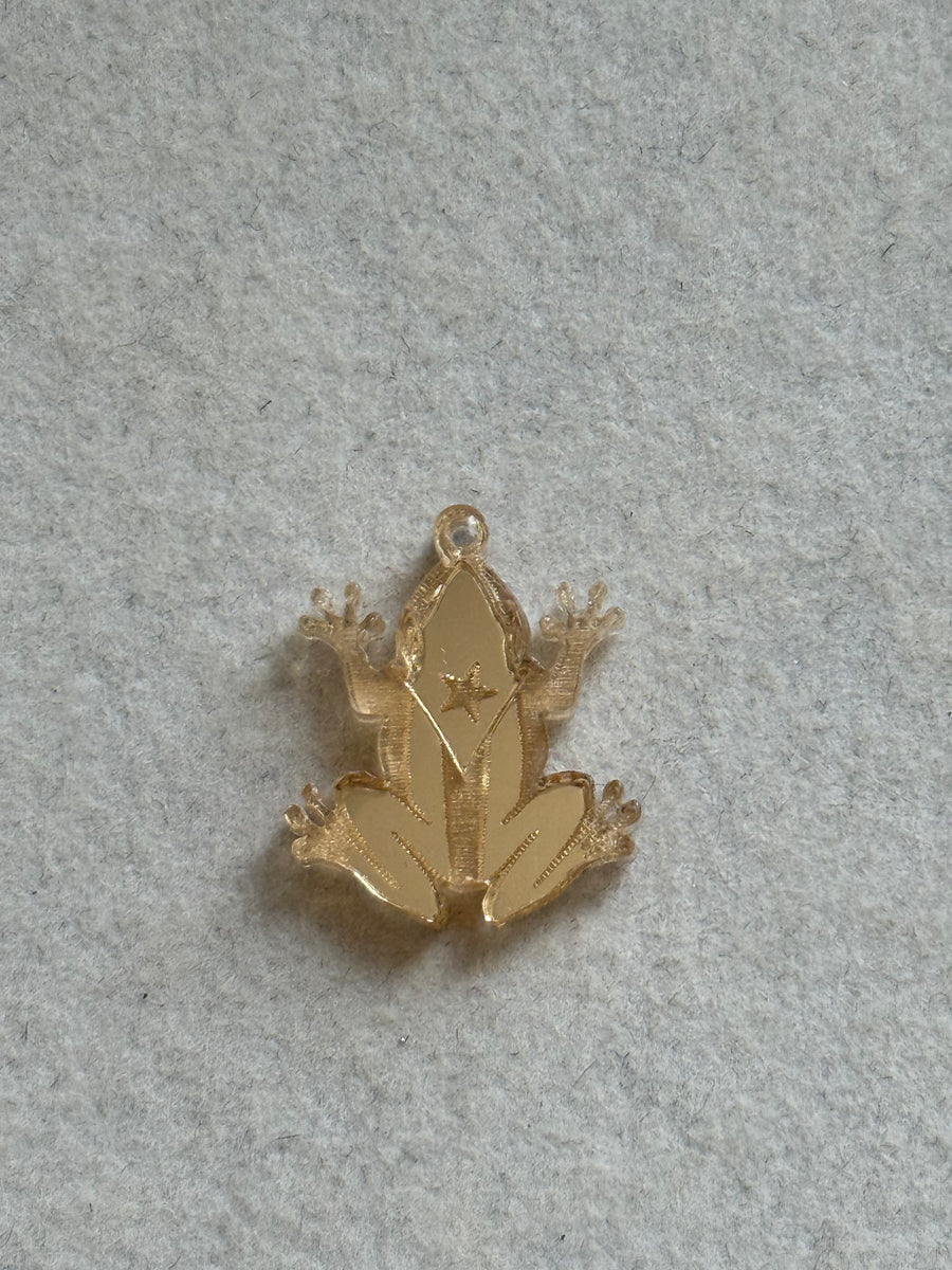 Coquí flag charm