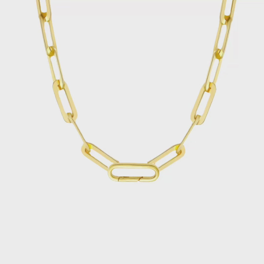 Paper clip convertible necklace